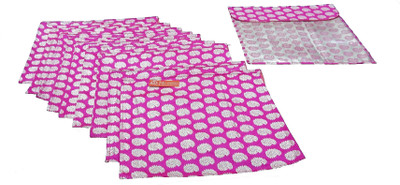 Ruhi's Creations Designer Brocade Saree Cover Pink 7004 Pink Ruhi's Creations Garment Covers