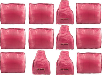 

Annapurna Sales Designer Large Saree and Blouse Covers - Set of 12 Pcs. Maroon00115(Maroon)