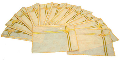 KUBER INDUSTRIES Designer Printed Non Wooven Saree Cover Set Of 12 Pcs With Zip Lock KUBS43 Yellow KUBER INDUSTRIES Garment Covers