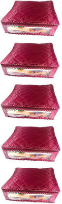 

Ombags & More Saree Cover Combo Of 5 Bags&More62(Maroon)