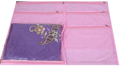 KUBER INDUSTRIES Regular Single Saree Cover KU15 Pink KUBER INDUSTRIES Garment Covers