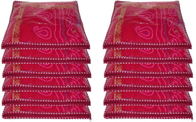 

Addyz Plain 12 Pc Saree Sari Covers Salwar Kamiz Suit Maroon Shirt Jeans Case Multipurpose Bag(Maroon)