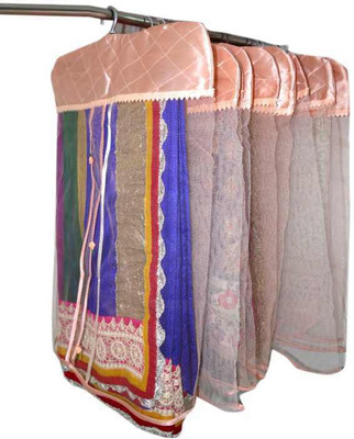 

Addyz Plain 6Net Saree Cover For Heavy Sarees Peach Wardrobe Organize(Peach)