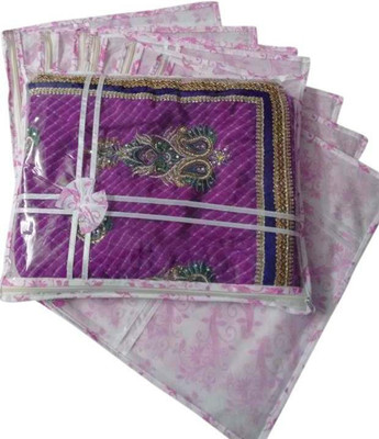 

Fashion Bizz Designer Saree Cover-8 Pcs Combo Sc-Pw8(Pink, White)
