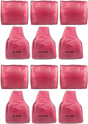 

Annapurna Sales Designer Large Saree and Blouse Cover - Set of 12 Pcs. Maroon00195(Maroon)