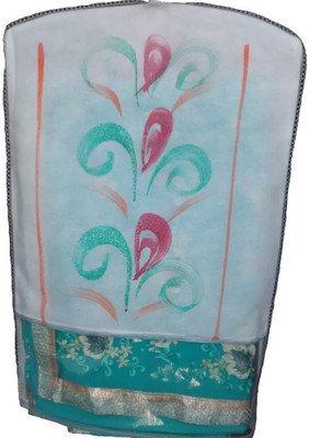 KUBER INDUSTRIES Designer Single Non Wooven Hanging Saree Cover 12 Pcs Combo Mku222 White KUBER INDUSTRIES Garment Covers