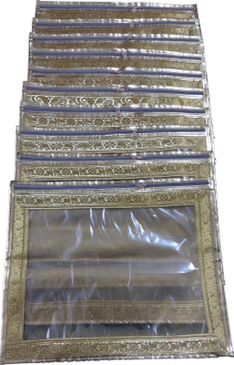 

Ruhi's Creations Designer Ruhi's Wedding Collection Designer Saree Cover - Golden 7001(Gold)