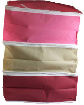 

Kuber Industries Designer "Kuber Industries Non woven Saree cover Set of 3 Pcs /Wardrobe Organiser/Regular Clothes Bag " KI27101P7(Multicolor)
