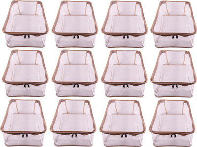

Annapurna Sales Designer 7 Inch Height Full Transparent Big Shirt/T-shirt & Pant/Jeans/Trousers Cover - Set of 12 Pcs. Golden00497(Golden)