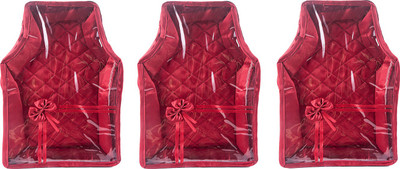 

Annapurna Sales Designer 4 Inch Height Front Transparent large Blouse Cover - Set of 3 Pcs. Maroon00355(Maroon)