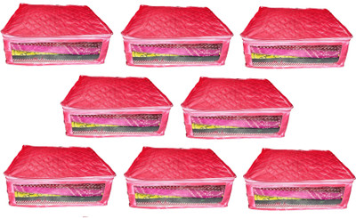 

Atorakushon Satin Saree Cover 8PC SSC8(Pink)