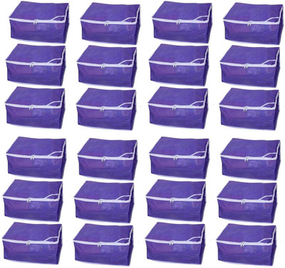 

Fashion Bizz Regular Multi- Saree Cover 24 Pcs Combo(Purple)
