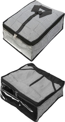 SuiDhaga Combo of Shirt & Trouser Cover (2 pcs) SD001C-Black(Black)