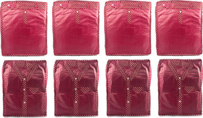 

Annapurna Sales Designer Shirt/T-shirt and Pant/Jeans/Trouser Covers - Set of 8 Pcs Maroon00147(Maroon)