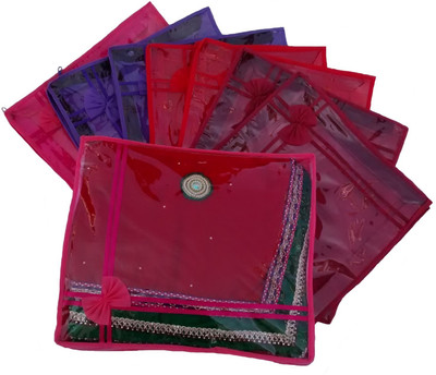 

Indi Bargain Non Woven Designer Saree Cover Set of 8(Multicolor)