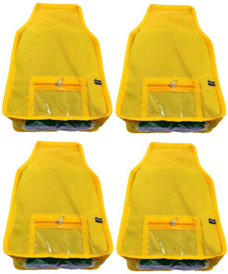 

Addyz Plain 4pcs ladies Large Non - woven Blouse cover Upto 5 - 6 each(Yellow)
