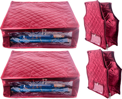 

Annapurna Sales Designer 5 Inch Height Side Transparent Large Saree and Blouse Cover - Set of 4 Pcs. Maroon00312(Maroon)