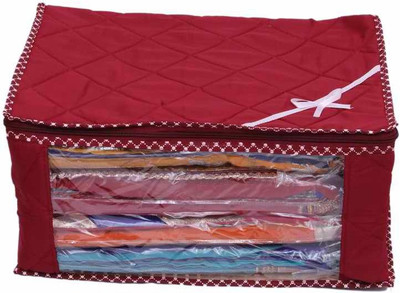 

Kuber Industries Designer Saree Cover With Capacity of 15 Sarees MKU73040(Maroon)