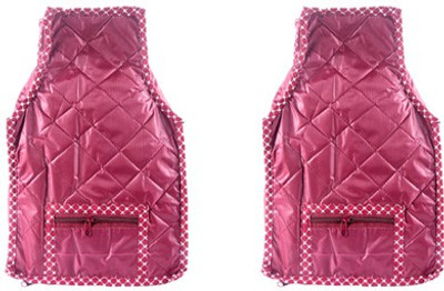 

Annapurna Sales Designer 4 Inch Height large Blouse Cover - Set of 2 Pcs. Maroon00397(Maroon)