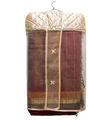 

Kuber Industries Designer Single Satin Hanging saree Cover 6 Pcs Combo Mku212(Peach)