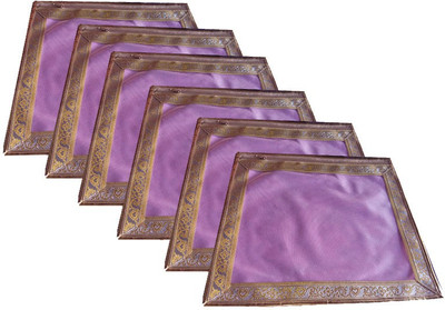 

Nidhi designer Golden Border pink-001(Pink)