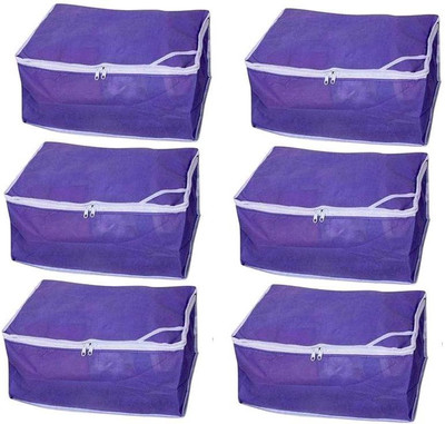 

Fashion Bizz Regular Multi- Saree Cover 6 Pcs Combo(Purple)