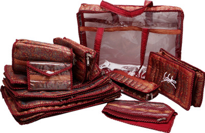 

Angel Quilts Wedding Set Of 12 Pcs Angqui-14(Maroon)