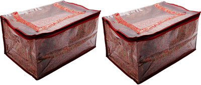 

Angel Quilts JAMA AngQui 49 SET OF 2 PIECES SAREE COVER JAMA HEAVY ANGELQUILTS48(Red, Blue, Pink, GOLDEN)