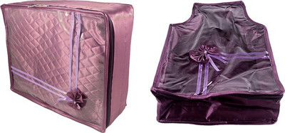 

Annapurna Sales Designer 5 Inch Height Front Transparent Large Saree and Blouse Cover - Set of 2 Pcs. Purple00374(Purple)