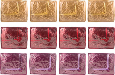 

Annapurna Sales Designer Small Saree Cover - Set of 12 Pcs. MPG00103(Maroon, Purple, Golden)