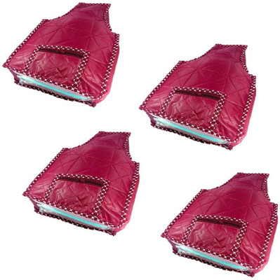 

Addyz Plain Set Of 4 Blouse Cover BC4(Maroon)