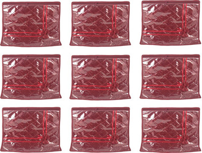 

Annapurna Sales Designer Single Saree Covers - Set of 9 Pcs Maroon00145(Maroon)