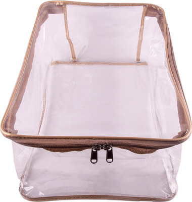 

Annapurna Sales Designer 7 Inch Height Full Transparent Big Shirt/T-shirt & Pant/Jeans/Trousers Cover Golden00514(Golden)