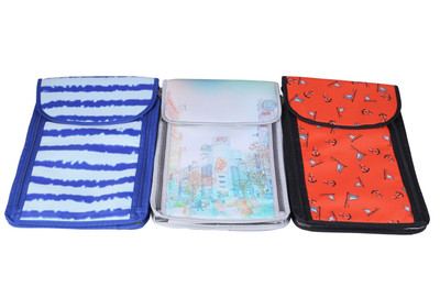 

Bags R Us Printed Shirt Covers CB110FX3(Blue, Grey, Orange)