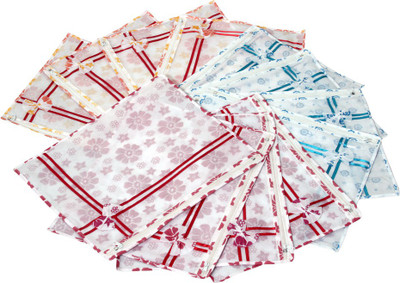 

Kuber Industries Designer Printed Non Wooven Saree Cover Set Of 12 Pcs (With Zip Lock) KUB006(White)