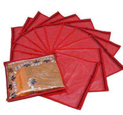 

BUBNA SINGLE SAREE COVER SET OF 100(Red)