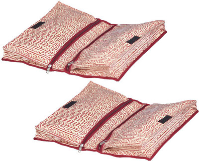 Srajanaa Multi Printed Travelling Kit Travelling Kit For Undergarments With Zip Closure Pack of 2 SR 167 Multicolor Srajanaa Garment Covers