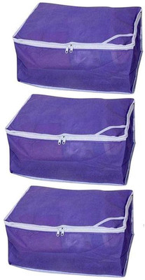 

Fashion Bizz Regular Saree Cover -3 Pcs Combo FBP(Purple)