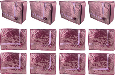 

Annapurna Sales Designer Large and Small Saree Covers - Set of 12 Pcs. Purple00141(Purple)