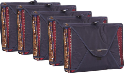 

BagsRus Saree Covers PK101FNBX5- Pack of 5(Blue)