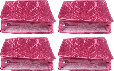 

Annapurna Sales Designer 4 Inch Height Side Transparent Peticot Cover - Set of 4 Pcs. Pink00330(Pink)