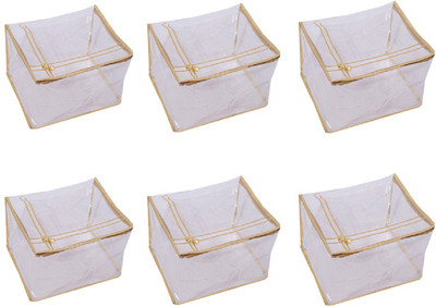 

Kuber Industries Designer Transparent Saree Cover (Extra Large Size) Set Of 6 Pcs SLT005(Multicolor)