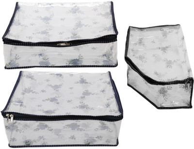 

SuiDhaga Combo of Heena Covers (Saree, Blouse, Petticoat) [3 pcs] SD003C(Blue)
