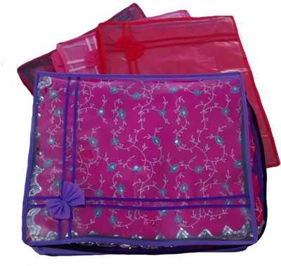 65% OFF on INDI BARGAIN Designer color set of 4 transparent multi saree cover(Multicolor) 65% OFF on INDI BARGAIN Designer color set of 4 transparent multi saree cover(Multicolor)