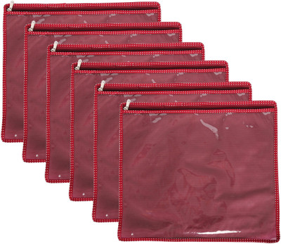 

SuiDhaga Saree Packing Cover NonWoven For Single Saree (6 pcs) SDSP014(Maroon)