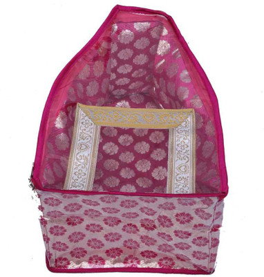 64% OFF on Kuber Industries Designer Blouse Cover In designer transparent brocade MKU5087(Pink) 64% OFF on Kuber Industries Designer Blouse Cover In designer transparent brocade MKU5087(Pink)