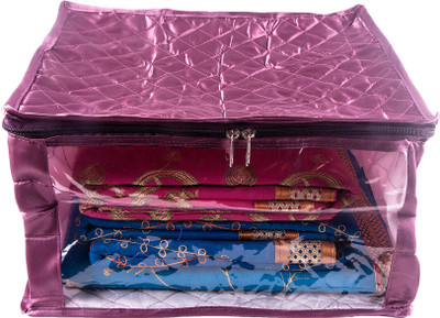 

Annapurna Sales Designer 9 Inch Height Side Transparent Big Saree Cover Purple00518(Purple)
