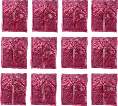 

Annapurna Sales Designer 5 Inch Height Side Transparent Large Shirt/TShirt Cover - Set of 12 Pcs. Maroon00424(Maroon)