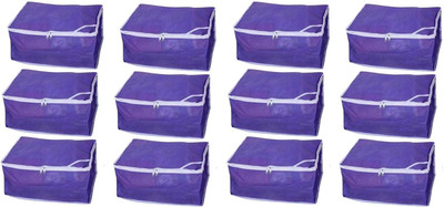 

Fashion Bizz Regular Multi Saree Cover 12 Pcs Combo(Purple)