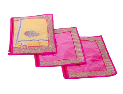 Kuber Industries Saree Bag(Pink)